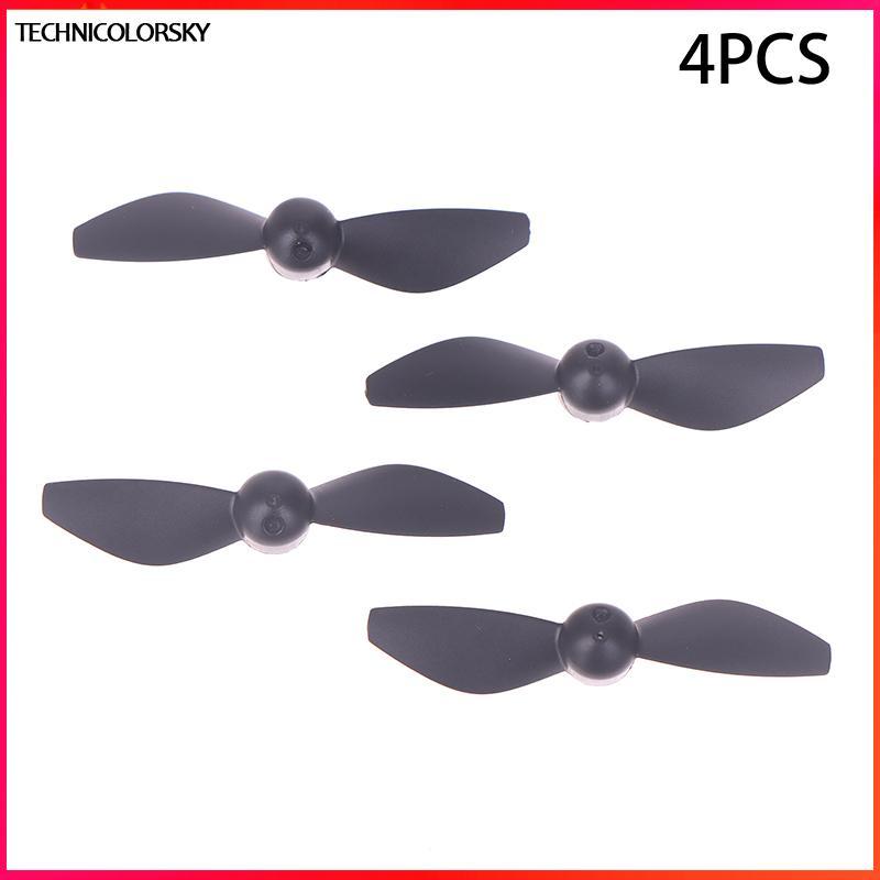 Technicolorsky 4PCS เครื่องบินอะไหล่ใบพัด de V66 I1 Pro CZ06 Mini GT3 RC อะไหล่ใบพัด de TSY