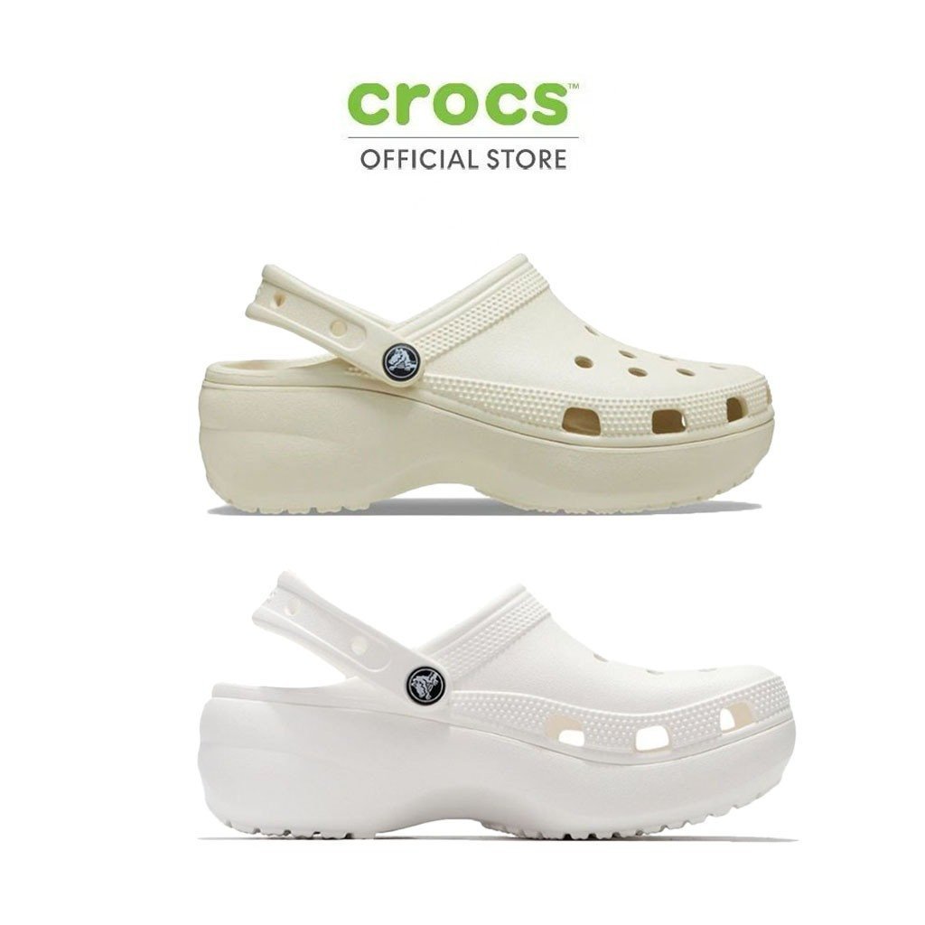 CROCS รองเท้าลำลองผู้หญิง CLASSIC PLATFORM CLOG รุ่น 206750001 - BLACK