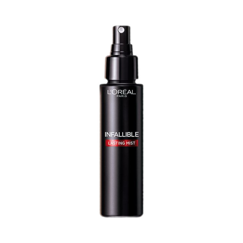 LOreal Makeup Setting Spray ถาวรหกแต่งหน้าเชื่อมแต่งหน้าสเปรย์สีแดงควบคุมน้ํามัน Moisturizing Anti-S