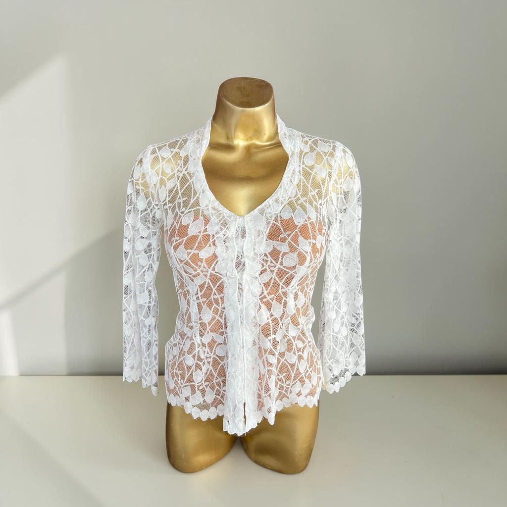 Kebaya J160 Syandana Lihua Shanghai Bell Sleeves Blooming (เฉพาะ Kebaya)