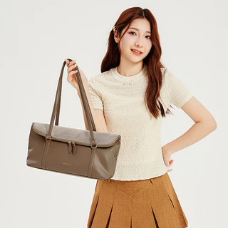 BOSTANTEN Book Tote Bag กระเป๋าสะพายไหล่ผู้หญิง ทรงคลาสสิก ความจุใหญ่ ดีไซน์ทันสมัย สไตล์เรียบง่าย ใช้งานอเนกประสงค์ เหมาะสำหรับทุกโอกาส