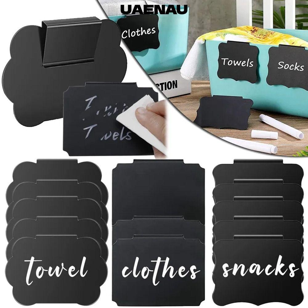 ทํา 10ชิ้น กระดานราคา,ป้ายพลาสติกป้ายราคา,มินิมัลติฟังก์ชั่สีดําป้ายข้อความห้างสรรพสินค้า