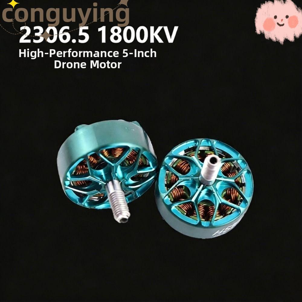 CONGUYING Flying Racing Motor, HSKRC 2306.5 1800KV Crossover Machine Brushless MotorRacing Drone Par