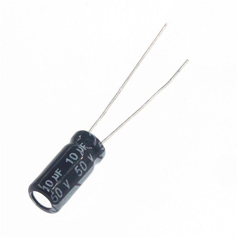 50pcs 5*7 5*11 อลูมิเนียม Electrolytic Capacitor 10UF 22UF 33UF 47UF 100UF 16V 25V 35V 50V Electroly