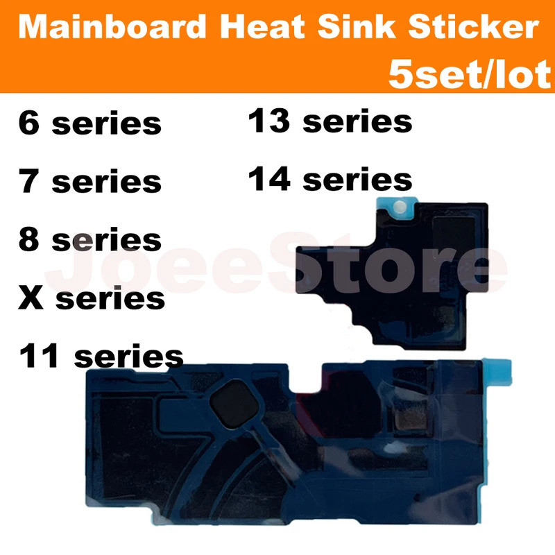 5 ชุดเมนบอร์ดความร้อนสติกเกอร์สําหรับ 14 13 12 11 Pro Max X XS XR 7 8 6 Plus Anti-Static Logic Board
