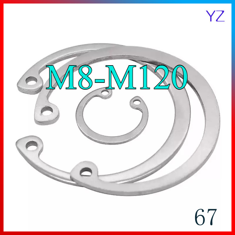 แหวนล็อคใน แหวนล็อค แหวนล็อคใน - สแตนเลส 316 (RTW)Retaining Rings Internal C Type M8-M120HN-MB-1