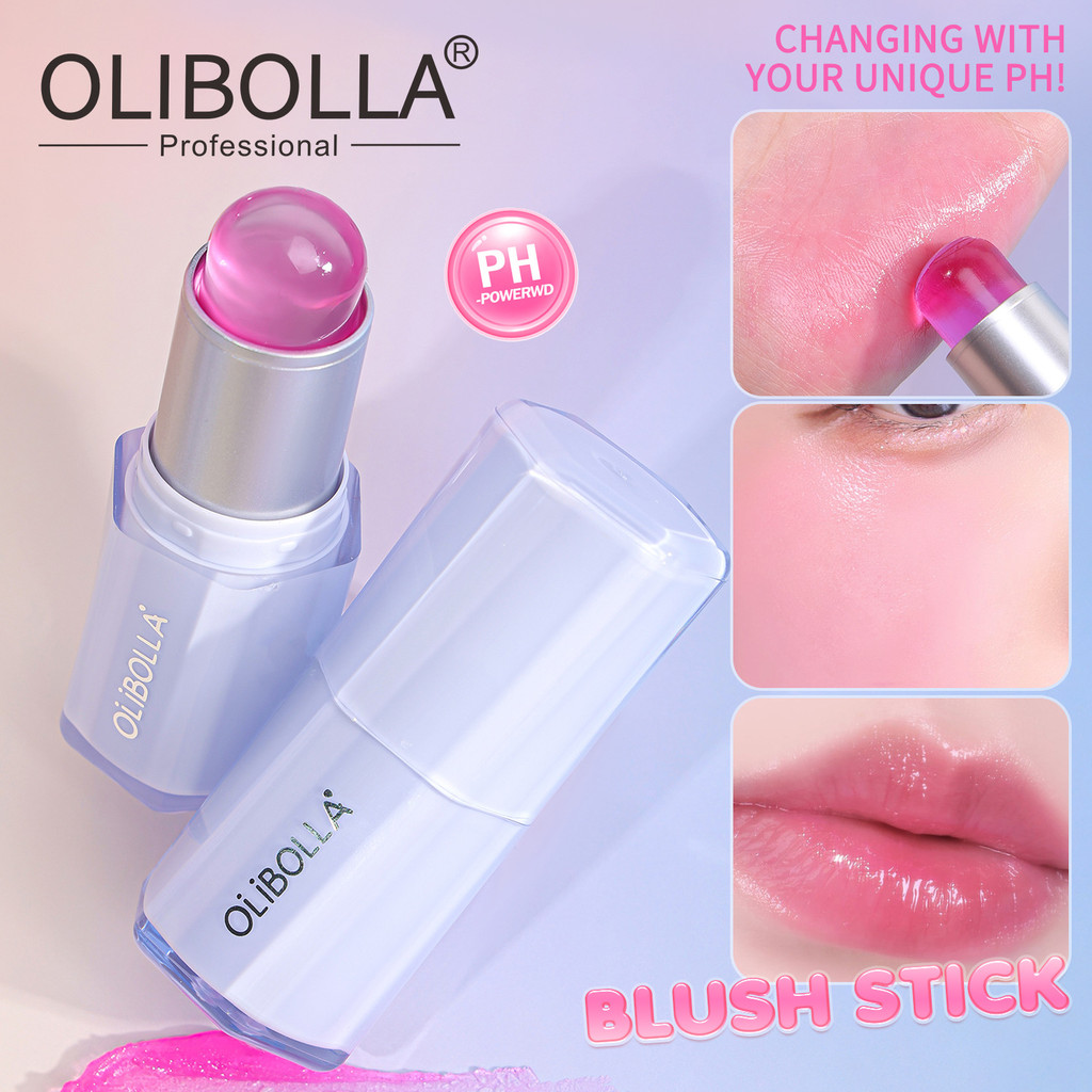OLIBOLLA Thermochromic Jelly Blush Stick High Gloss