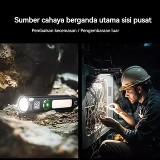 สปอตไลท์ นํา ไดโคตรา ไฟฉายยุทธวิธีระยะไกล ไดโคตรา แบบชาร์จไฟได้ 21700 แบตเตอรี่ 5000มะห์ 2000อืม ไฟฉายแรงสูงพร้อมสวิตช์หางและสวิตช์หมุนช่วง 479ม