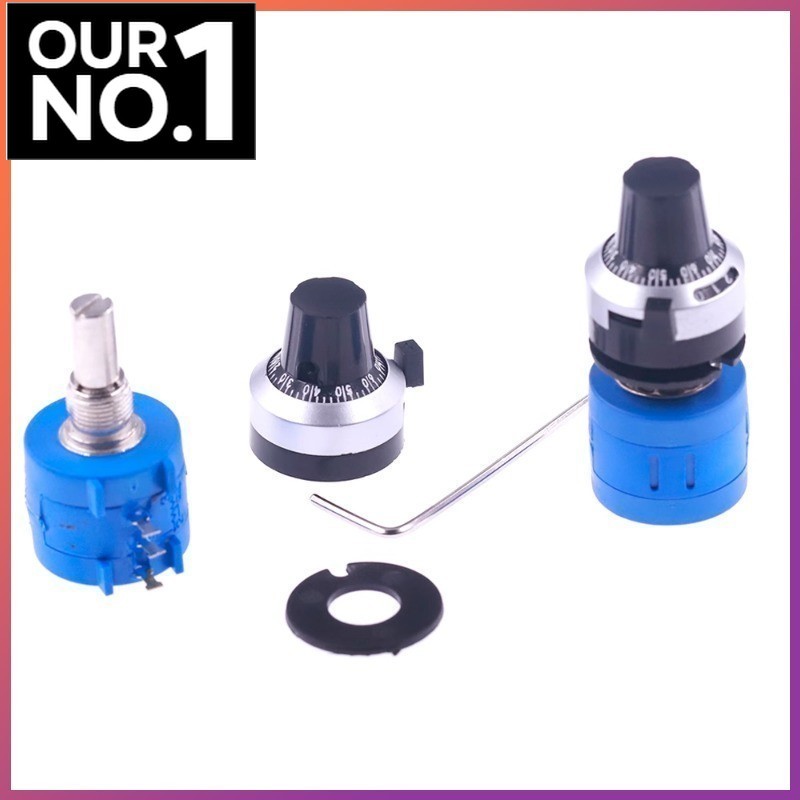 3590S-2-103L 103 102 104 503 3590S 10K 1K 100K 50K ohmPrecision Multiturn Potentiometer 10 แหวนตัวต้