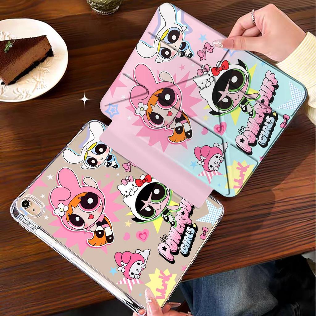 ไอแพด เคสใหม่พับ Y Crystal Acrylic เคสไอเเพด for ipad gen10 gen11 Air11 Air13 Air6 Air7 Air5 Air4 Pro11 gen9 gen8 Gen7 gen6 gen5 Pro12.9 air3 mini6 mini7 pro13 ผู้ถือปากกา เคสสำหรับไอแพด for ipad case