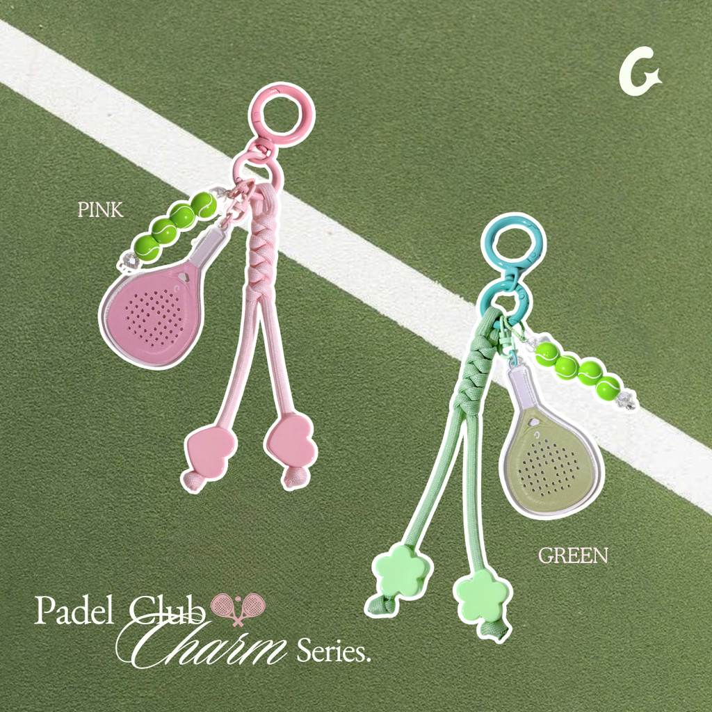 Padel Bag Charm โดย Carnneeds | พวงกุญแจ Padel