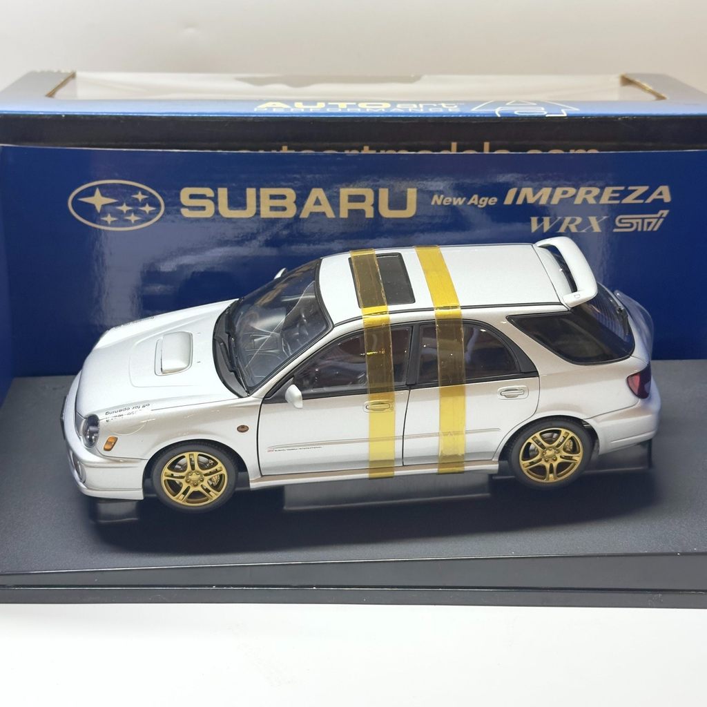 AUTOart AUTOart STi7 WRX Wagon Wing Leopard 1/18 Ottoya SUBARU Impreza WRX Wagon 2001, ยี่ห้อใหม่เสื