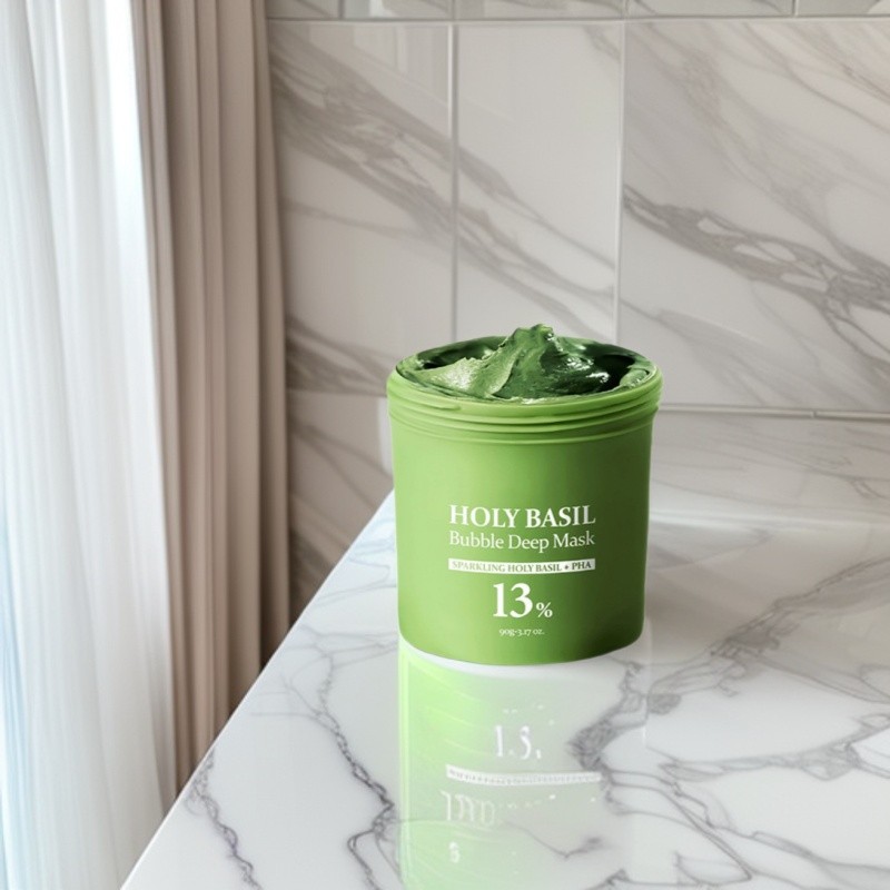 พร้อมสต็อก จัดส่งที่รวดเร็ว Saint Basil Bubble Deep Mask facesheetmask, larocheposay Moisturizing454