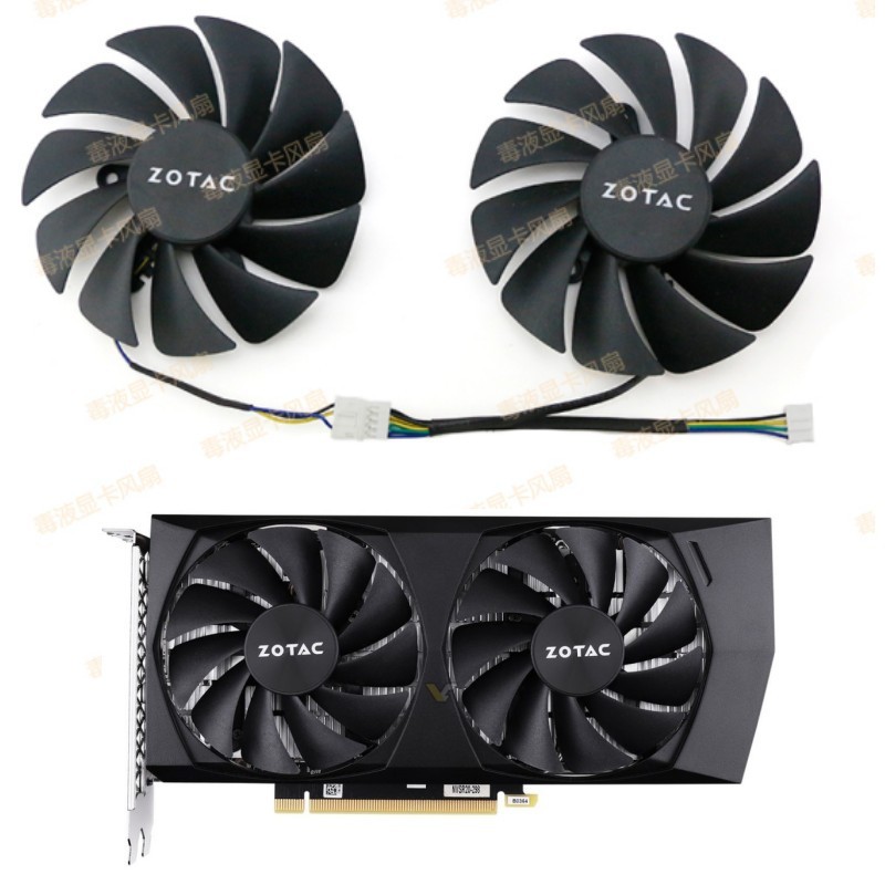 [อุปกรณ์เสริมระบายความร้อนคอมพิวเตอร์] Zotac/Zotac RTX 3050 3060 3060ti Destroyer HA กราฟิกการ์ดพัดล
