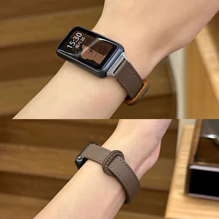 สายรัดหนัง for Smartwatch Huawei Band 11 /11 Pro /10 9 8 NFC สายรัดนาฬิกาเปลี่ยนกีฬา อุปกรณ์เสริมสร้อยข้อมือ