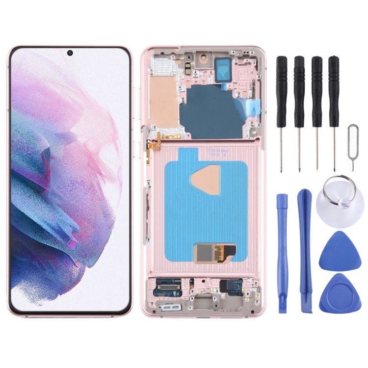 พร้อมจัดส่ง 6.67 นิ้ว 6.67 นิ้ว OLED หน้าจอ LCD Digitizer ประกอบเต็มพร้อมกรอบสําหรับ Samsung Galaxy 