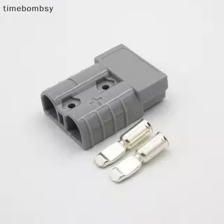 (เวลา) 1PC 600V 50/120A Anderson Plug Set Battery Power Qui Connector Anti Dust Cap Cover Terminal for Trailer Boat Caravan Connections (TH)