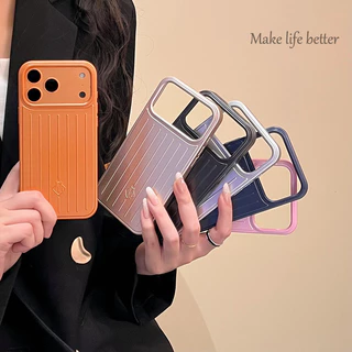 รูปแบบกระเป๋าเดินทางแฟชั่นเคสโทรศัพท์สําหรับ ไอโฟน 17 16 15 14 13 มือโปร สูงสุด กันกระแทกป้องกันการตกบางน้ําหนักเบาฝาครอบป้องกันหลายสีสําหรับใช้ประจําวันผู
