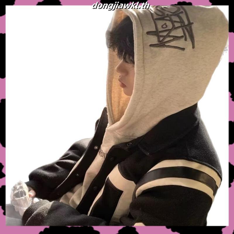 เสื้อฮู้ดดี้แขนยาว แบบสวม ผ้าหนา แฟชั่น กันแดด กันหนาวได้ Eashion เสื้อกันหนาวแขนยาว