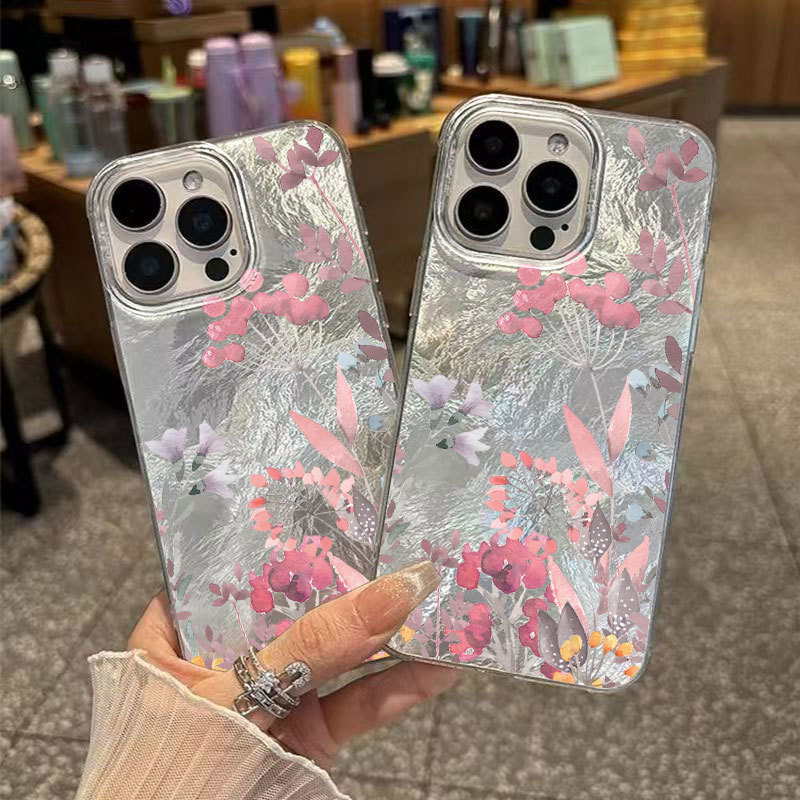 Lavender Flower 16pro เคส iPhone เหมาะสําหรับ iphone17 Creative 14promax13 แฟชั่น 15 Hard