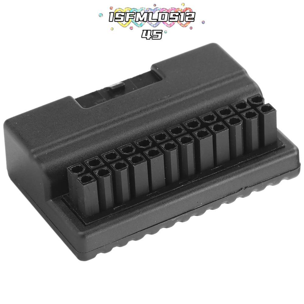 ISFMLDS1245 ATX 24Pin Adapter, 90 องศา 24Pin 90 องศา,ทนทานมุมขวาออกแบบเมนบอร์ดอะแดปเตอร์ไฟเมนบอร์ดเด