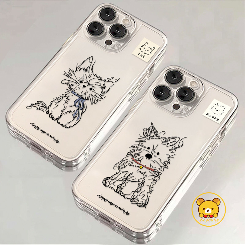 การ์ตูนแมวสุนัขเคสโทรศัพท์สําหรับ Huawei Nova Y91 Y90 Y73 Y72 Y70 Plus Y61 Y60 7i 7 Pro 6 SE 5T 5 5i