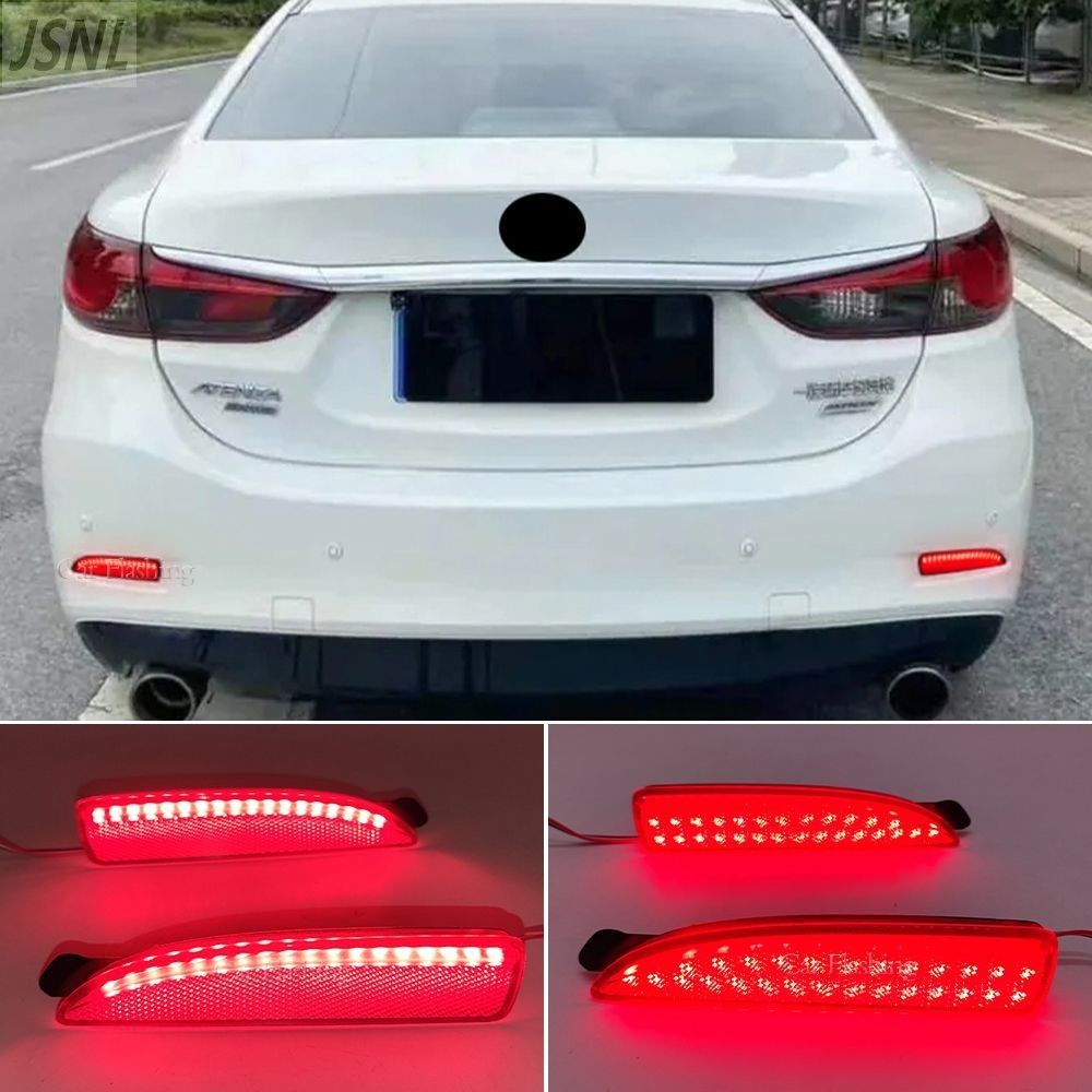 Mazda เหมาะสําหรับ Mazda 14-19 รุ่น Anksella Mazda6 Mazda 3/5/6 ไฟท้ายกันชนไฟเบรค