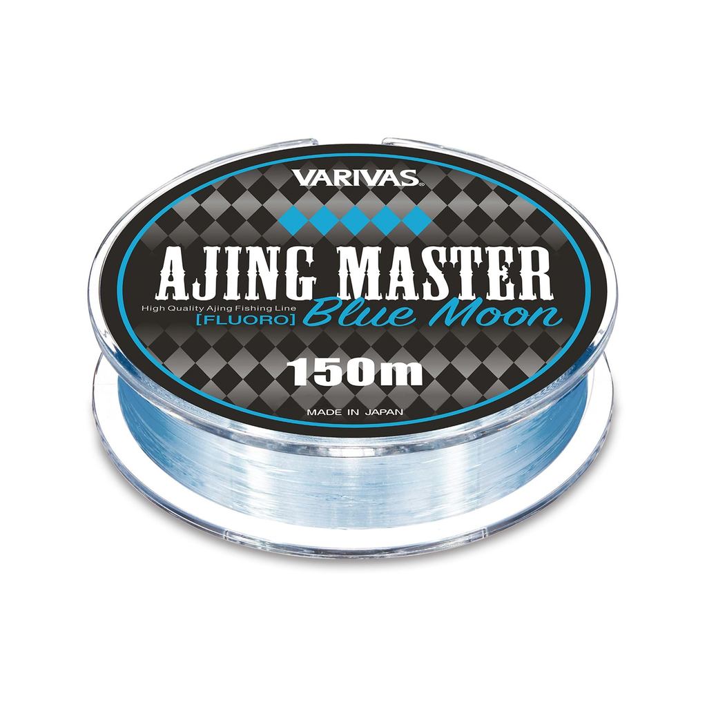 VARIVAS Ajing Master Fluorocarbon Blue Moon 150m Line (Multiple Test Options)