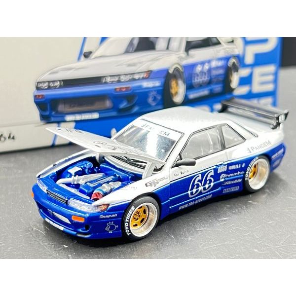 POPRACE 1:64
PANDEM SILVIA S13 MOONTECH BLUE