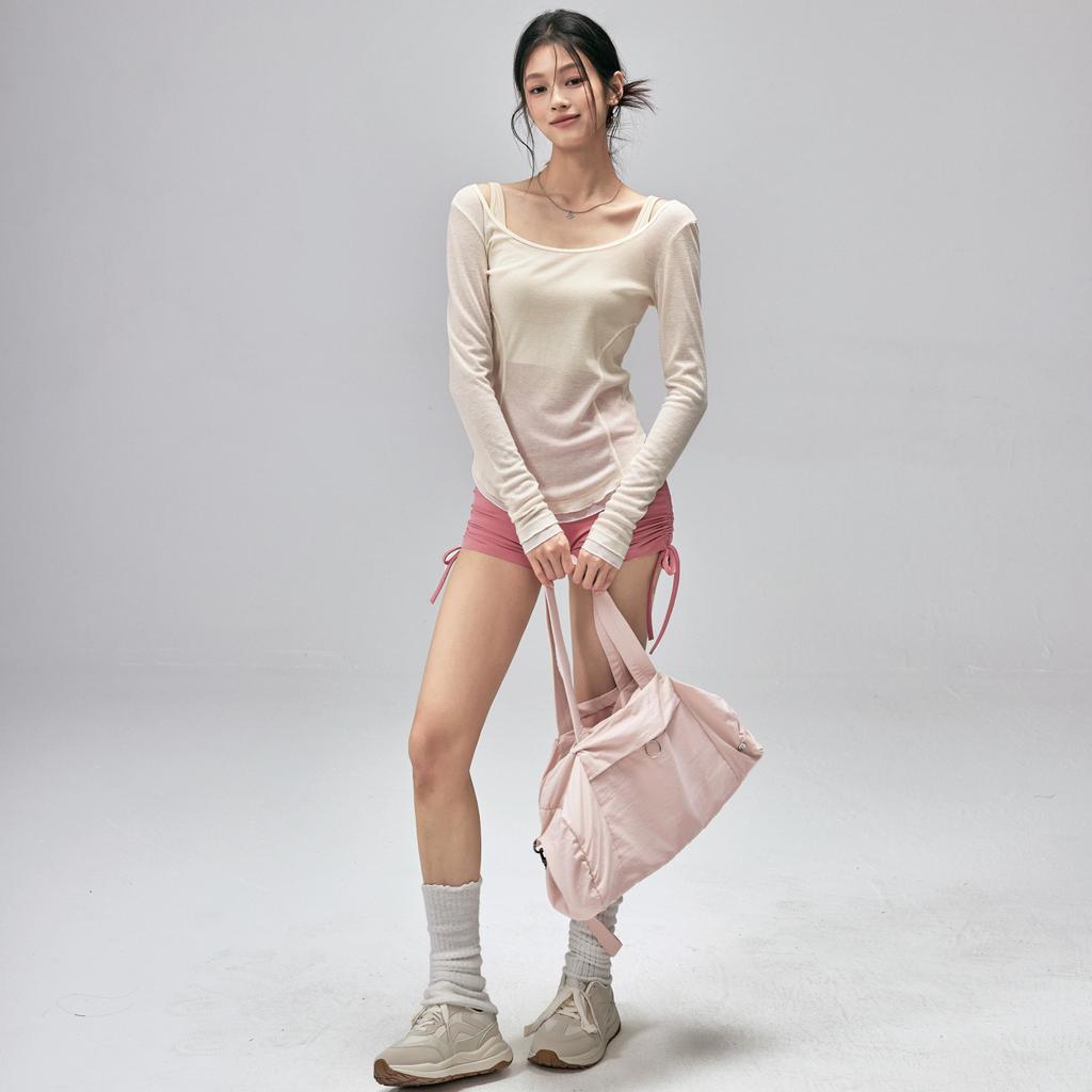 【Beautytrend】Sports Tops มิวเซ็กซี่ แขนยาว ระบายอากาศได้ดี สำหรับโยคะและเต้นรำ ราคา ถูกที่สุด ดีลบีเคเค แกลเลอรีภาพที่ 7