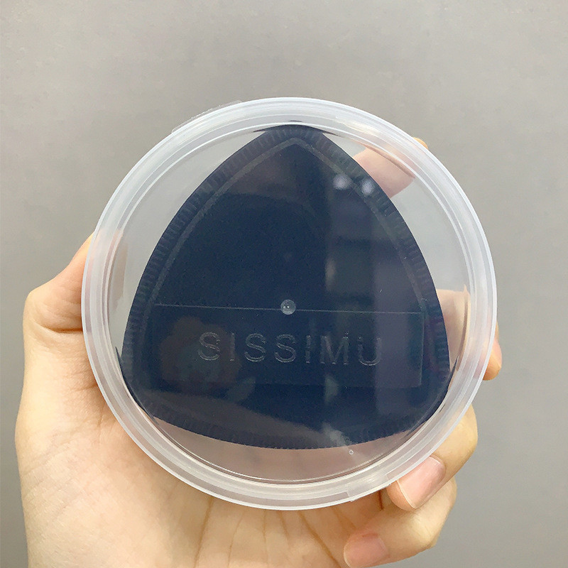 2025พร้อมสต็อก สูง ดิ๊ง พัฟสับปะรดสีดําสามเหลี่ยมฟองน้ําพัฟมูลนิธิเฉพาะแต่งหน้าสองด้านเปียกแห้งพัฟสี