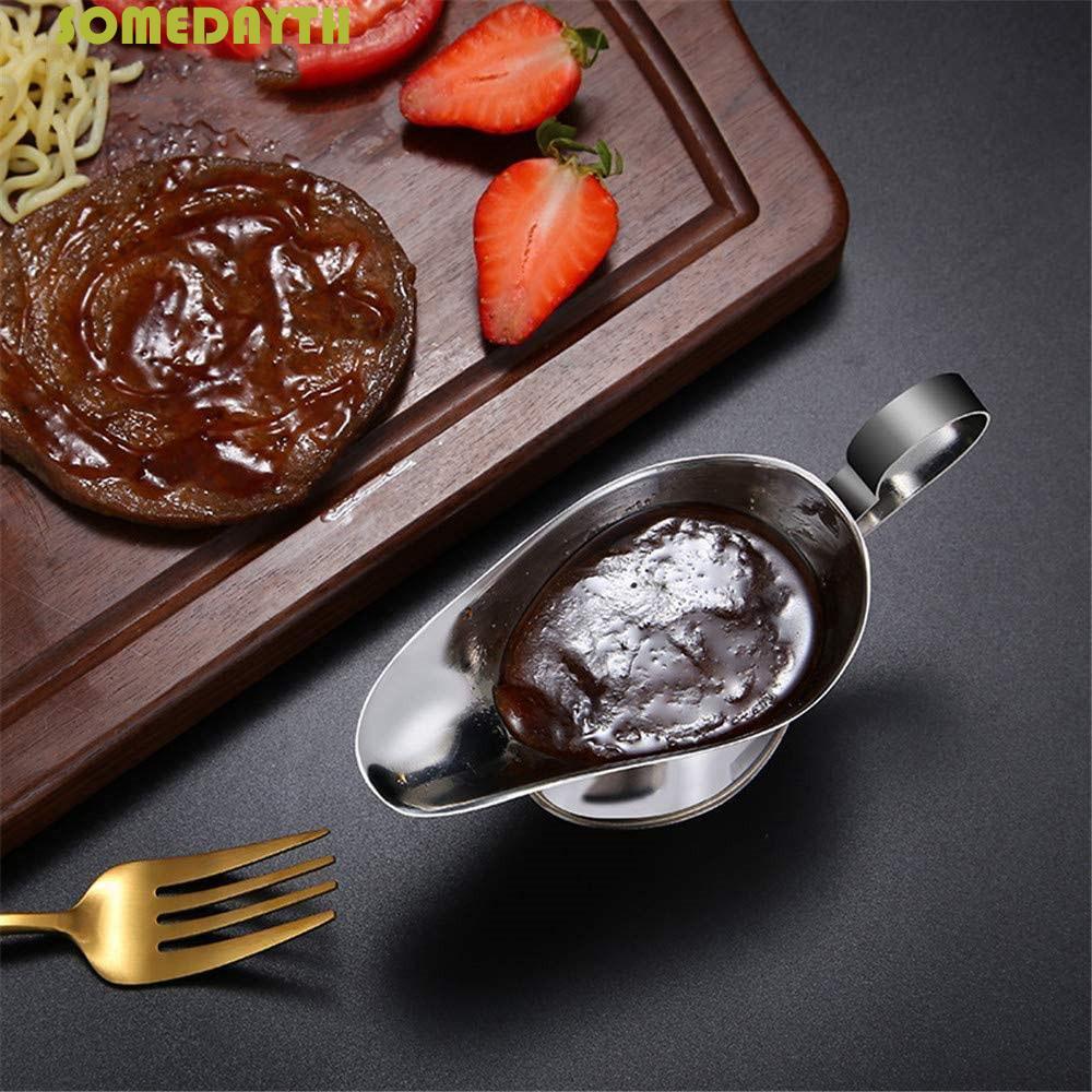 SOMEDAY Sauce Boat สําหรับร้านอาหารในบ้าน Gravy Salt Spice Seasoning Cup