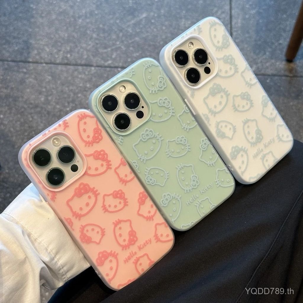 เคสโทรศัพท์ เหมาะสําหรับ iPhone 11 12 13 14 15 16 17 Pro max Plus Air Hollow kt Cat Shock-proof Shoc