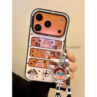 ญี่ปุ่นการ์ตูนเกาหลีโปร่งใสดอกไม้กรอบสีดําเหมาะสําหรับ ihone17promax16pro เคสโทรศัพท์ 15 สไตล์ใหม่ · 15promax กรณี