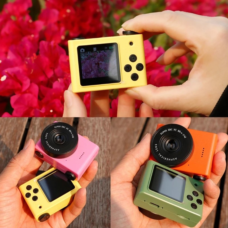 VIKK Mini Digital Camera 720P Mini Retro Digital Camera Tiny Portable Small Camera