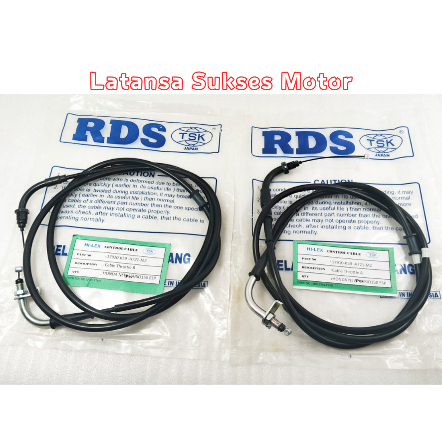 RDS - Honda Vario 125 Led / Vario 150 สายคันเร่ง 17910-K59 / 17920-K59