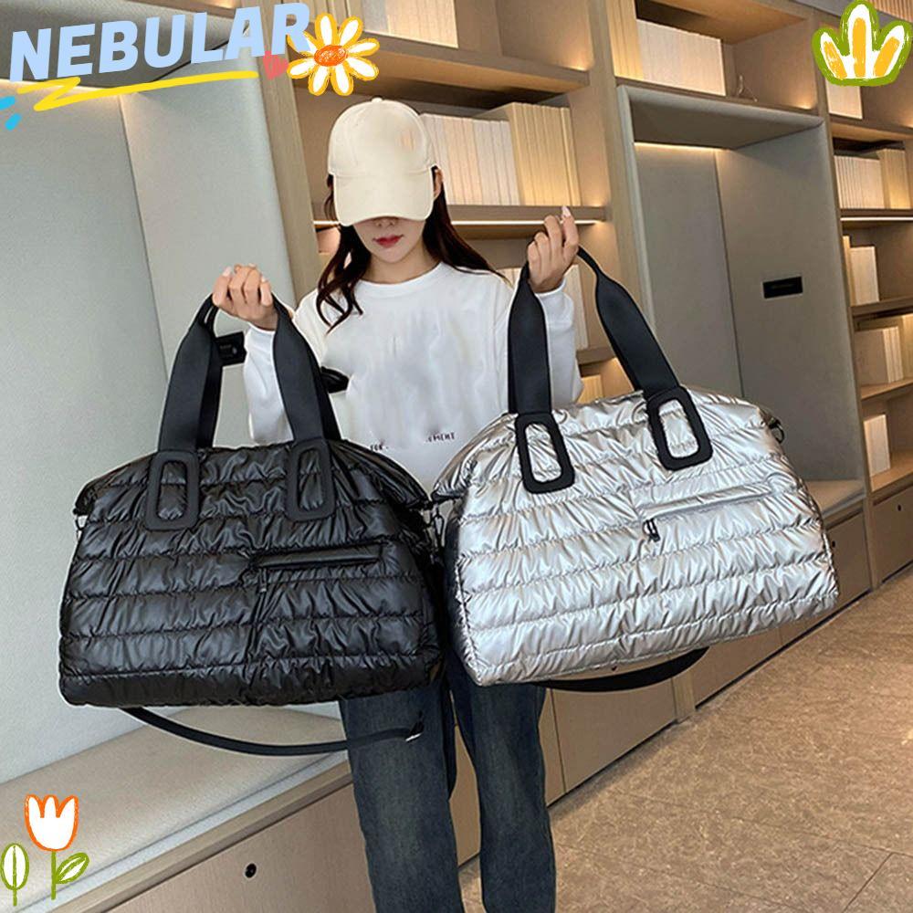 NEBULAR Duffle Pack, กระเป๋าถือแยกเปียกและแห้งกันน้ํา, กระเป๋าโท้ทแบบขยายได้หลายกระเป๋าแบบพับได้ผู้หญิง