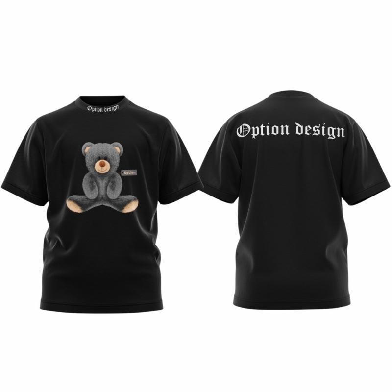 เสื้อยืดดีไซน์หมี Option