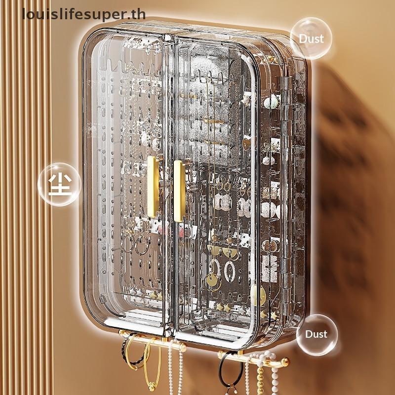 LLS ติดผนังความจุขนาดใหญ่กล่องเก็บเครื่องประดับต่างหูสร้อยคอยืนแสดงหรูหรา ออร์เนต ผู้ถือเครื่องประดั