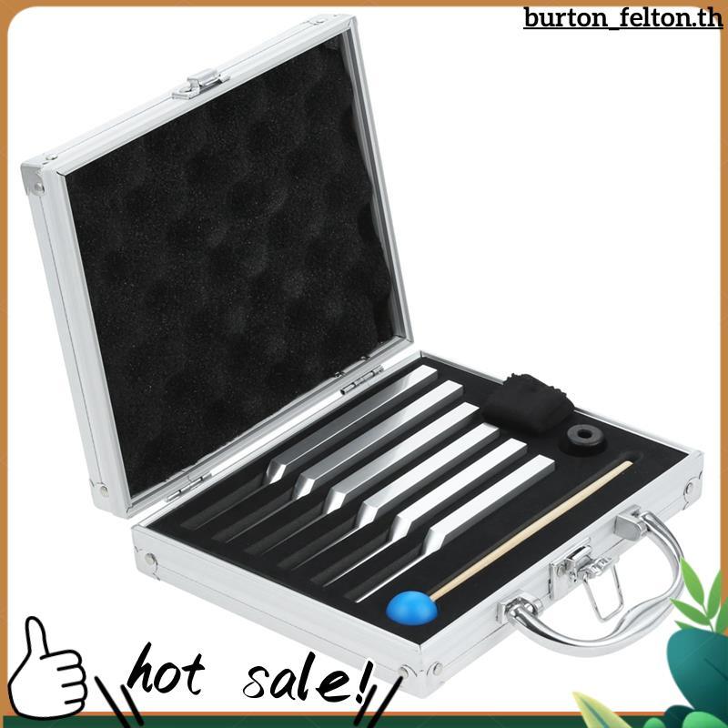 ชุดส้อมปรับแต่ง 6 ชิ้น (UT 496Hz, RE 417Hz, MI 528Hz, SOL 639HZ, FA741HZ, LA 8552HZ) อลูมิเนียมอัลลอ