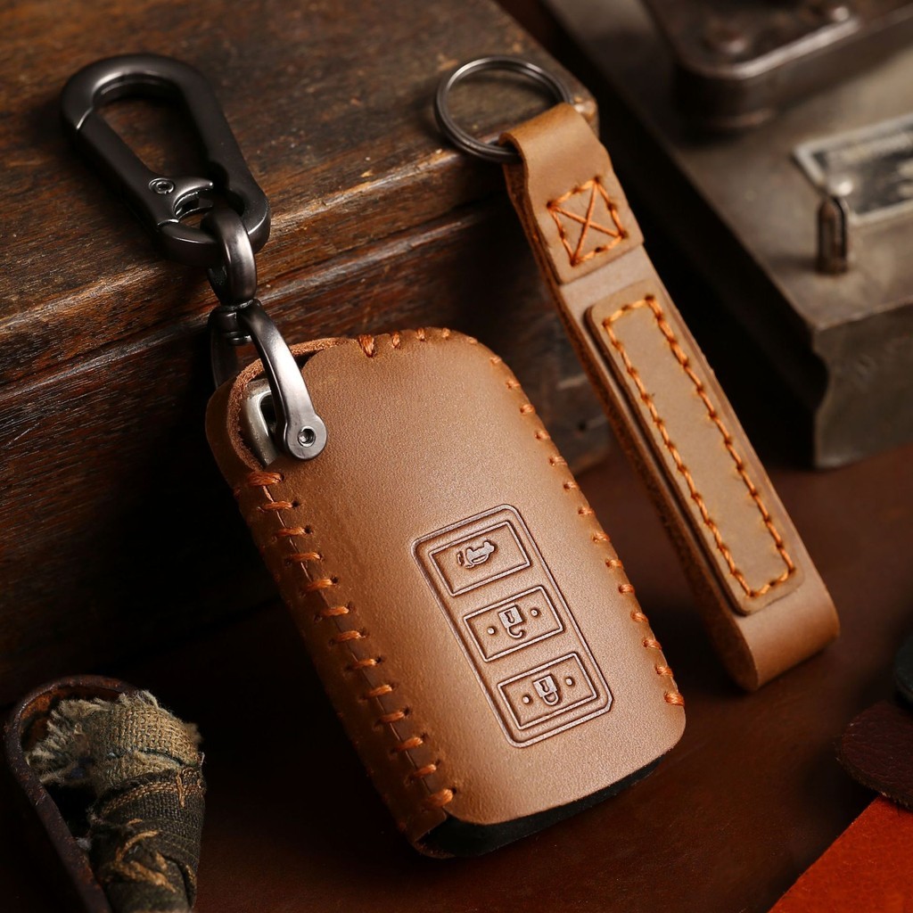 เคสกุญแจหนังม้าบ้าเหมาะสําหรับ Lexus Lexus เคสกุญแจ ES300hRX360NX ซองกุญแจรถสินค้าใหม่แฟชั่น