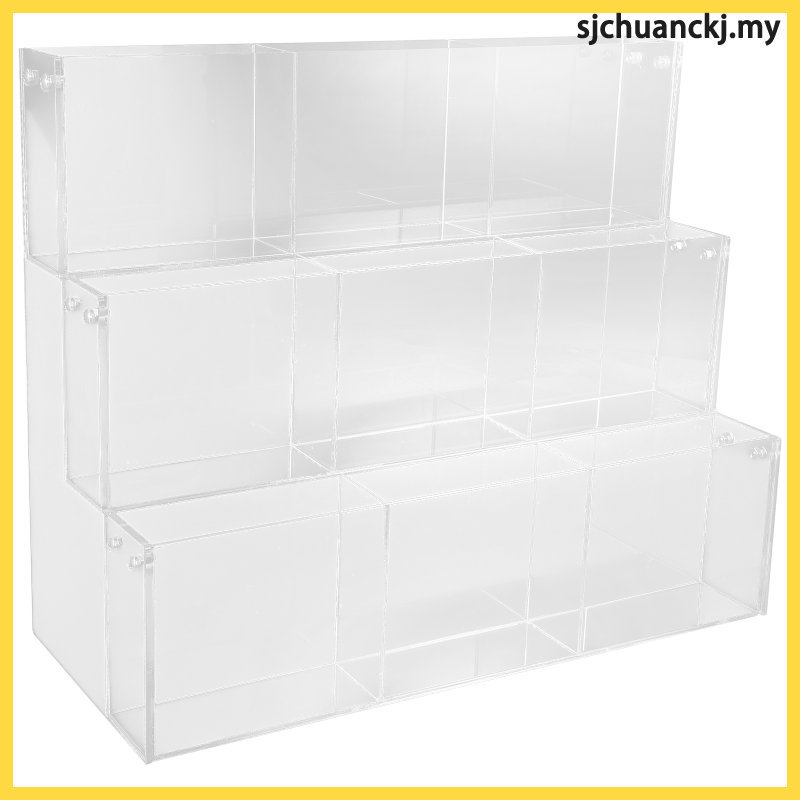 Desktop Rack Card Holder Clear Office เครื่องเขียน Flyer Stand แฟ้มขนาดเล็ก Organizer Brochure sjchu