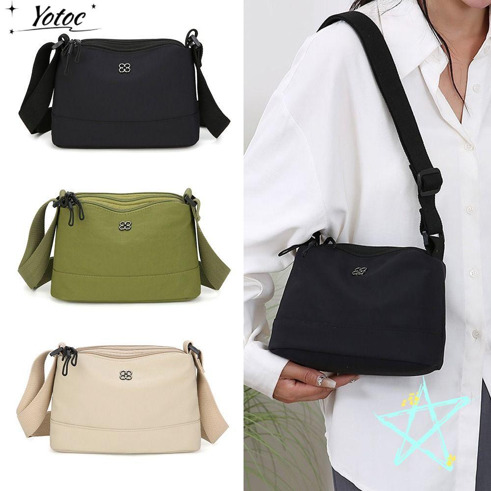 กระเป๋าสะพายข้าง YOTOC สไตล์ลำลอง สำหรับผู้หญิง ทำจากผ้าไนลอนนุ่ม มัลติฟังก์ชัน ใช้งานได้หลากหลายโอกาส