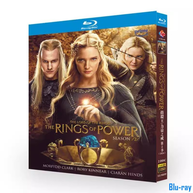[BRAND NEW SEALED] ละครอเมริกัน The Lord of the Rings of Power Season 2 (2024) 2-Disc Blu-ray Boxed