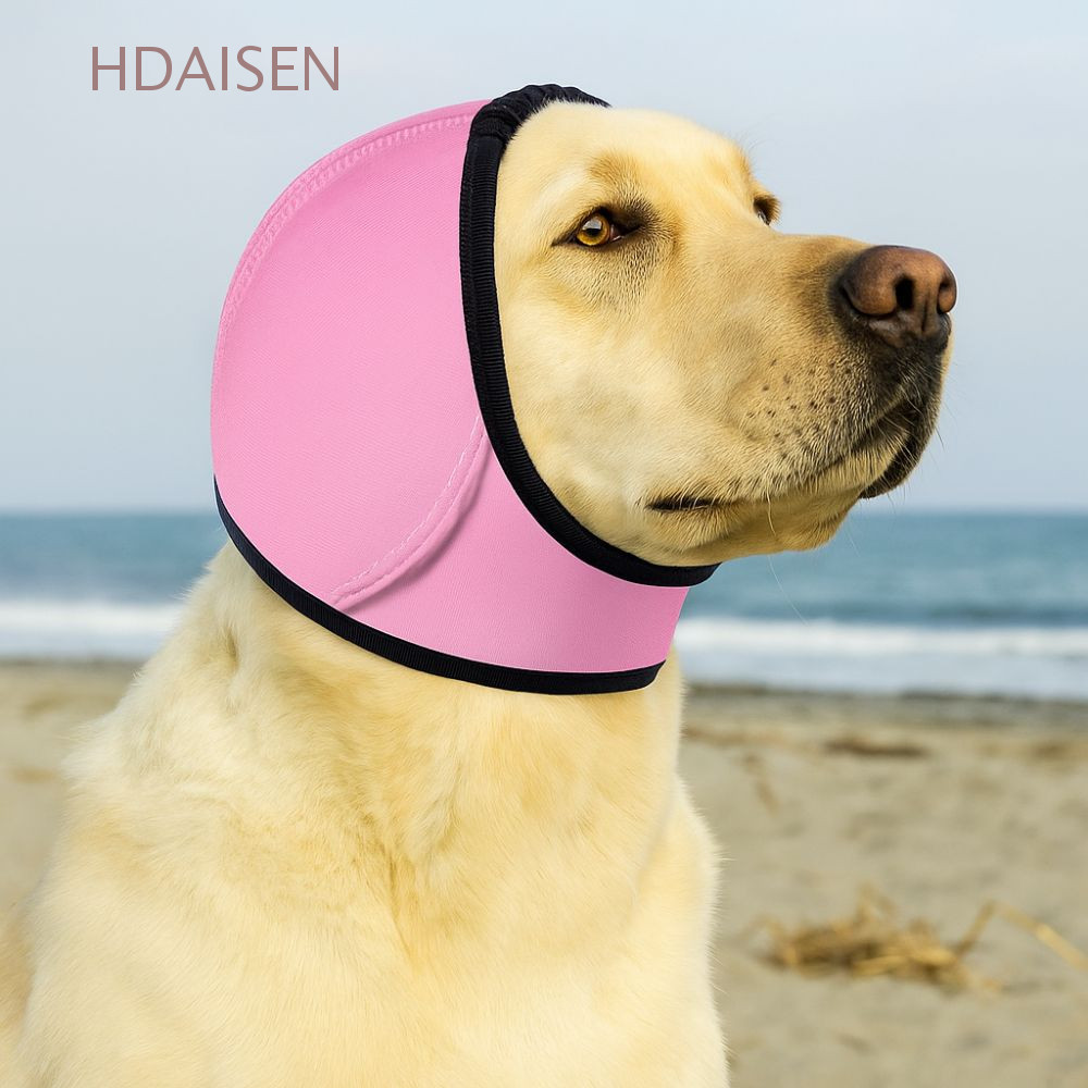 HDAISEN ที่ครอบหูสุนัข, ลดเสียงรบกวนป้องกันการได้ยินสุนัข Calming Earmuff, ฝาครอบหัวสัตว์เลี้ยงกันน้ํา Anti-Noise Shock Proof หูสัตว์เลี้ยง Muffs อุปกรณ์สัตว์เลี้ยง