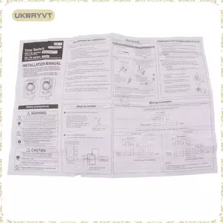 [ukwryvt] 24 ชั่วโมง Mechanical Chronometry Time Switch Timer พร้อมฝาครอบ 110-240V