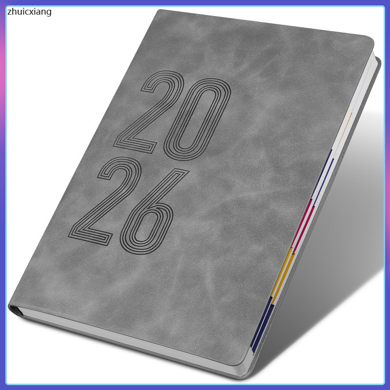 2026 Planner: Habit Tracker Journal Notebook 12 เดือนปกอ่อน Pu Day zhuicxiang