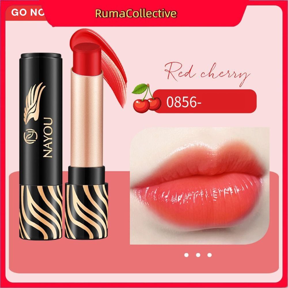 【จัดส่งภายใน 2-3 วัน】 ลิปสติก NAYOU ลิปบาล์มเปลี่ยนสีตามอุณหภูมิ ลิปแมทท์ ลิปกลอสบำรุงริมฝีปาก เมคอั
