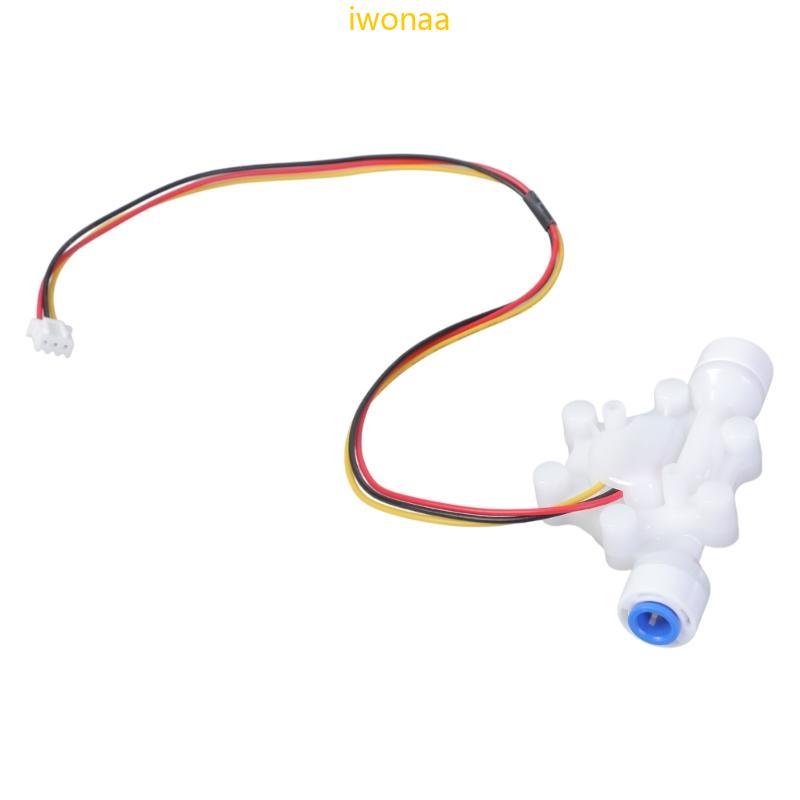 Iwo Fluidmeter Counter 0 25-2 5L Min G1 4 DN8 Hall Effect Sensors เครื่องวัดการไหลของน้ํา
