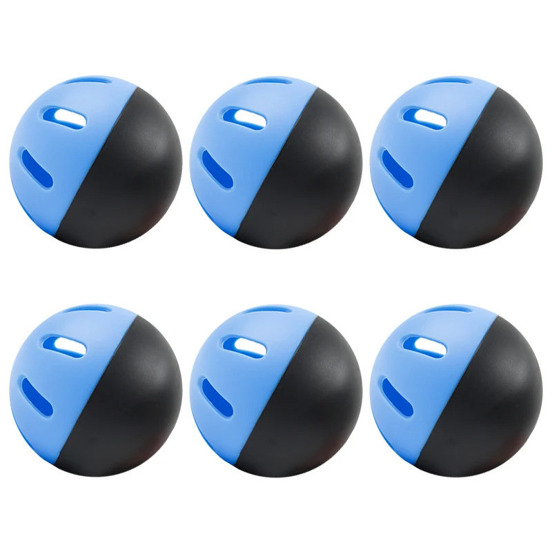 6 Pack Sports Baseballs 74MM Softballs Batting Practice Baseballs EVA Exercise Ball for Indoor Outdo